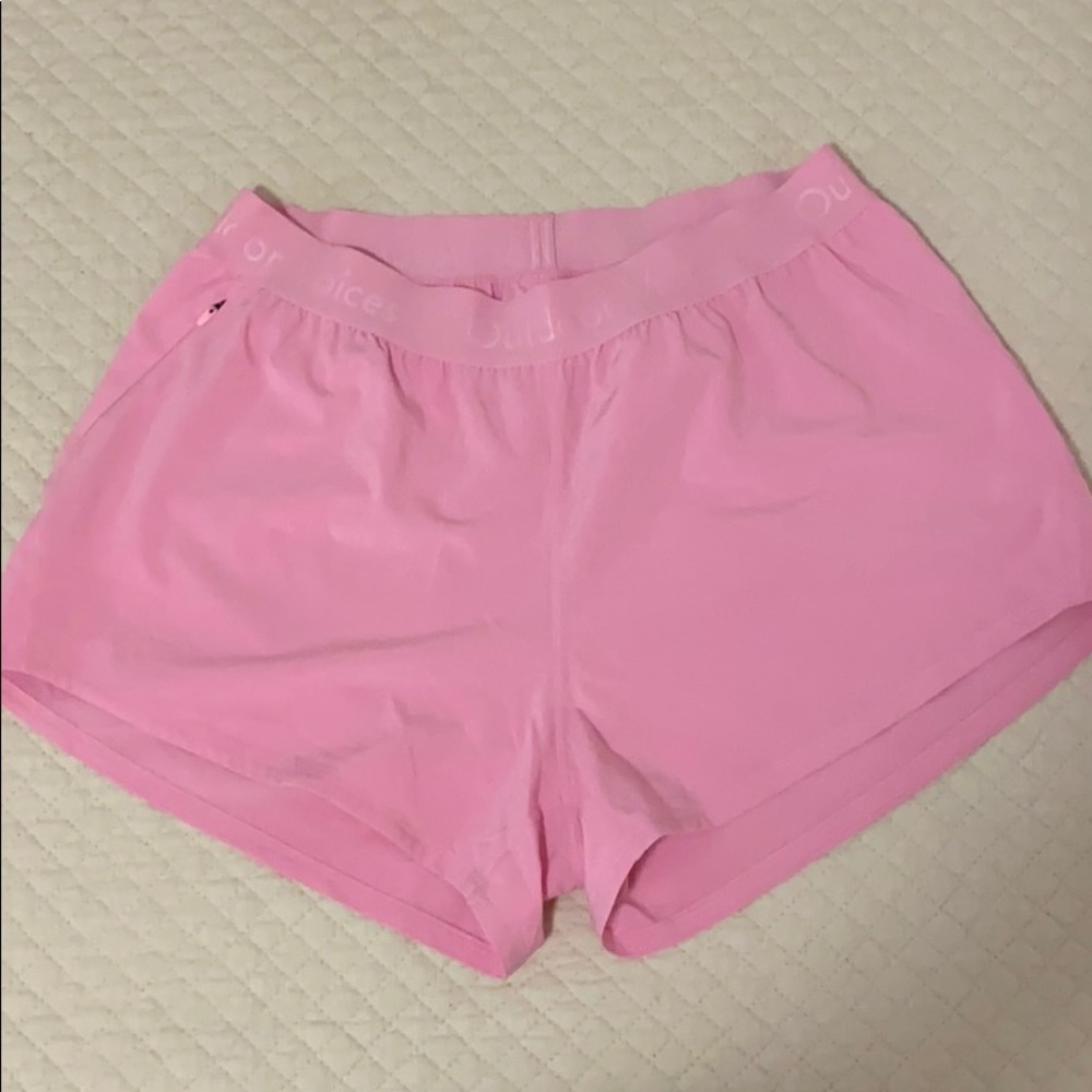 Outdoor Voices Relay Short in Pink!